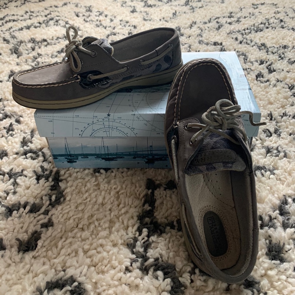 Sperry Top Sider / Bluefish Graphite Cheetah